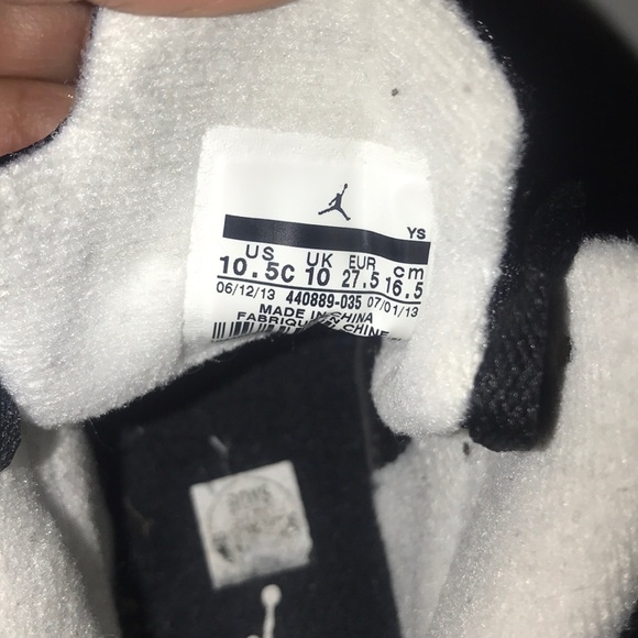 Retro air Jordan Oreos size 10C used - Picture 7 of 7